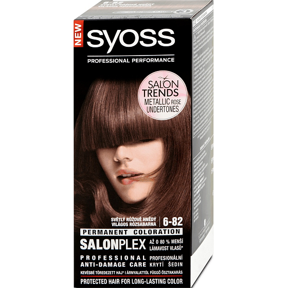 Syoss Color SalonPlex Haarfarbe 6-82 Hellrosa Braun