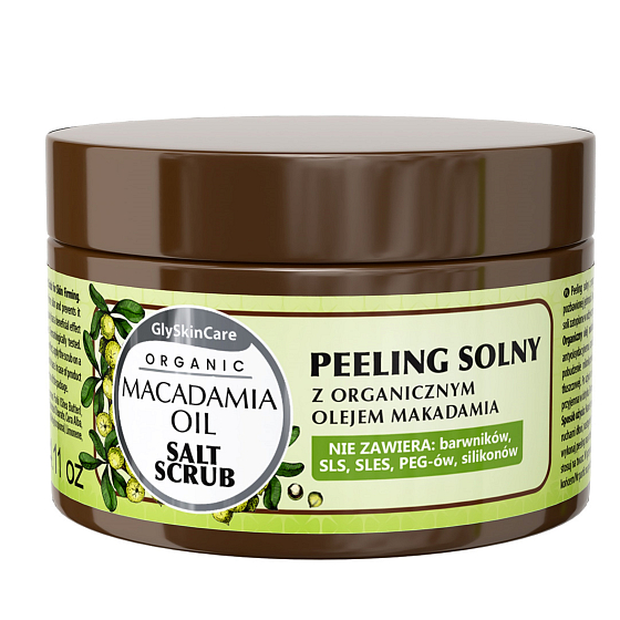 Biotter GlySkinCare Macadamiaöl Salzpeeling für welke Haut 400 ml