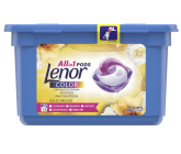 Lenor Color 2in1 Gold Orchideenduft von Vanille-, Mimosen-, Rosen- und Pfirsichgelkapseln zum Waschen farbiger Kleidung 13 Stück