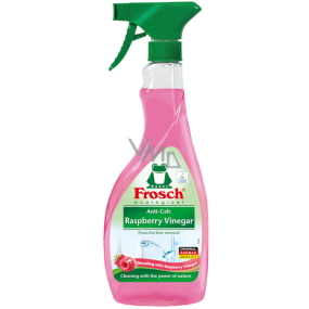 Frosch Eko Himbeerreiniger für Kalk mit Essigspray 500 ml Frosch Eko Himbeerreiniger für Kalk mit Essigspray 500 ml