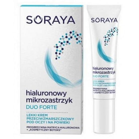 Soraya Hyaluronic Micro-Injection Duo Forte leichte Anti-Falten-Augencreme 15 ml