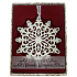 Albi Weihnachtsverzierung mit Swarovski-Kristallen zum Aufhängen mit einer Beschreibung - Frohe Weihnachten, ca. 7 x 8 cm