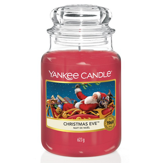 Yankee Candle Heiligabend - Heiligabend Duftkerze Klassisches großes Glas 625 g Weihnachten 2020