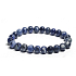 Sodalith-Armband elastisch Naturstein, Kugel 8 mm / 16 - 17 cm, Stein Kommunikation