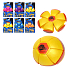 Phlat Ball Junior Metallic/Neon Flugscheibe, die sich in einen Ball verwandelt 10 cm verschiedene Typen, empfohlen ab 5 Jahren