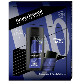 Bruno Banani Magic Eau de Toilette 30 ml + Duschgel 50 ml, Geschenkset für Männer