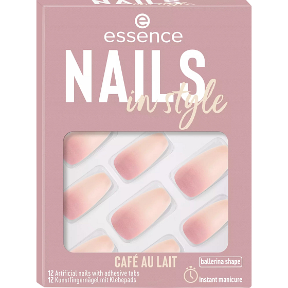 Essence Nails In Style Kunstnägel 16 Café Au Lait 12 Stück