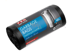 Pro Service Müllsäcke schwarz 20 µ, 60 Liter 60 x 80 cm 20 Stück