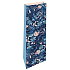 Nekupto Papier Geschenktüte für Flasche 10 x 33 x 8,5 cm Blumenmuster blau