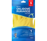 BALhome Latex-Reinigungshandschuhe, gelb, Größe S