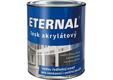 Eternal Glanz Acrylat Deckfarbe für Holz und Metall, Ral 9003 weiß, 700 g