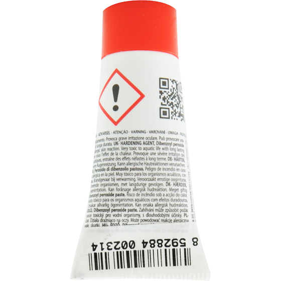 Mako Iniciátor Pasta für PE Spachtel, Härter, rot, 8 g