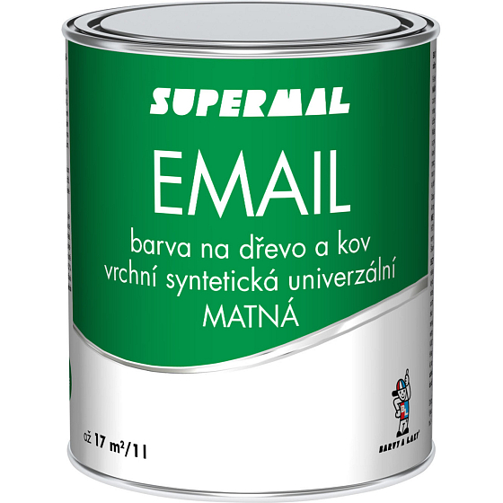 Supermal Email S2013 0199 schwarz matt, 0,6 l