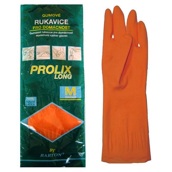 Bartoň Prolix Gummischutzhandschuhe Größe M 1 Paar