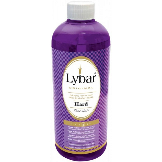Lybar Hard Stark straffendes Haarspray Nachfüllpackung 500 ml