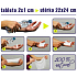 Magic Tissue Flovers Reinigung von Seidentuch in einer Tablette 1 Packung / 4 Stück