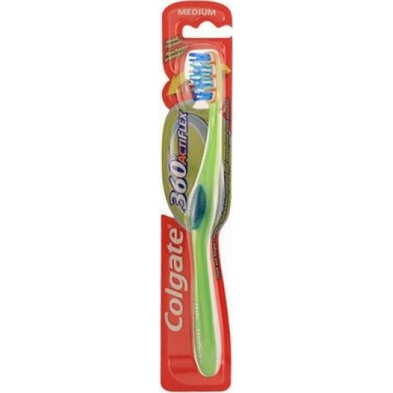 Colgate 360 ° Actiflex Mittlere mittlere Zahnbürste 1 Stück