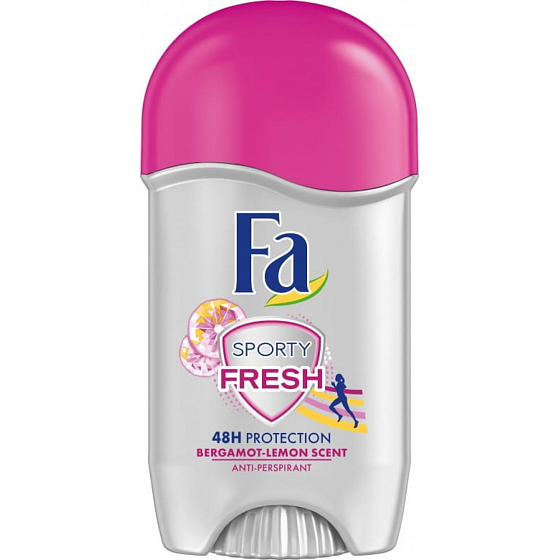 Fa Sports Fresh Bergamotte-Zitronen-Duft 48h Antitranspirant Deodorant Stick für Frauen 50 ml