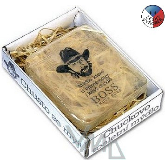 Böhmen Geschenke Chuck Boss handgemachte Seife in einer Schachtel mit 70 g