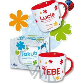 Nekupto Becher namens Markéta rot 0,4 Liter 1 Stück Nekupto Becher namens Markéta rot 0,4 Liter 1 Stück