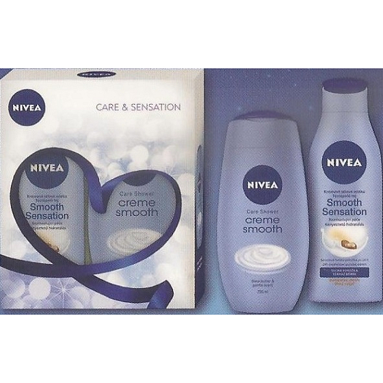 Nivea Body Glatte Körperlotion 250 ml + Duschgel 250 ml, Kosmetikset