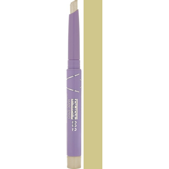 Pupa Snow Queen Matic Stylo Lidschatten in einem Stift mit dem Effekt der Frische 002 Golden Star 1,5 g