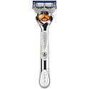 Gillette Fusion ProGlide Flexball Power Silver Rasierer + Ersatzkopf 1 Stück + Akku 1 Stück, für Männer