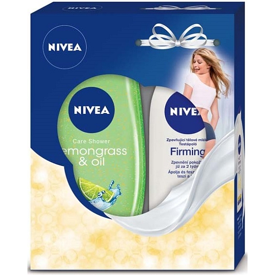 Nivea Q10 Firming Body Lotion 250 ml + Zitronengras & Öl 250 ml Duschgel
