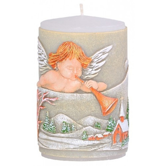 Candle Angel mit Trompetenduftkerzenzylinder 60 x 100 mm