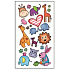 Tattoo Aufkleber farbige Kinder Tiere 15 x 8,5 cm