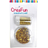 CreaFun Dekoratives Glitzerset aus Gold 2 Röhrchen 8 g