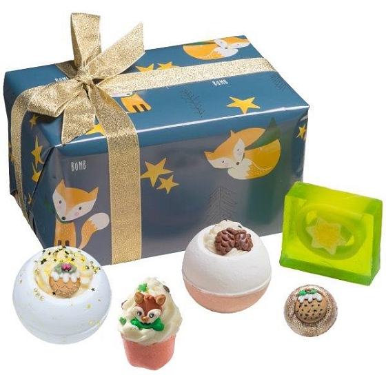 Bomb Cosmetics Silent Night Ballistics 2 x 160 g + Block 50 g + Ball 30 g + Seife 100 g, Kosmetikset