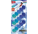 Dr. Devil WC Bicolor 5ball polar aqua hängender WC Block, 3× 35 g