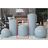 Lima Eispastellkerze hellblauer Zylinder 80 x 100 mm 1 Stück