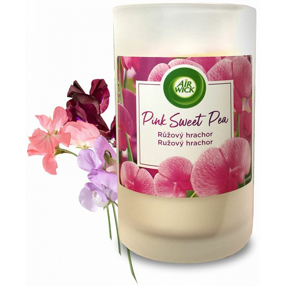 Air Wick Pink Sweet Pea - Duftkerzenglas Pink Pea XXL 310 g