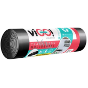viGO! Müllsäcke schwarz, 24 µ, 60 Liter 60 x 70 cm 10 Stück