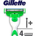 Gillette Mach3 Sensitive Rasierer + Ersatzkopf 3 Stück für Männer