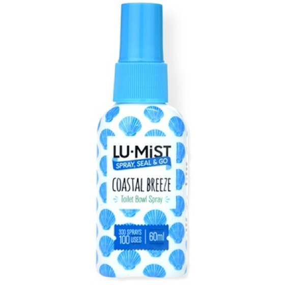 Lu-Mist Coastal Breeze Toilettenspray Lufterfrischer, Sprayer 100 verwendet 60 ml