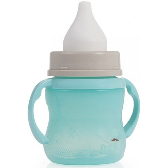 Lovi Retro Cup Trainingsgrün, enthält kein BPA für Kinder ab 6 Monaten 150 ml