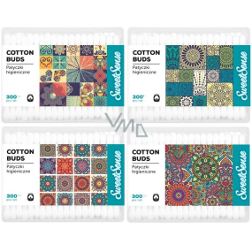 Sweet Sense Wattestäbchen quadratische Schachtel mit 300 Stück
