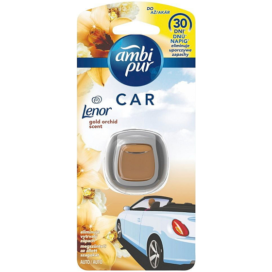 Ambi Pur Car Lenor Gold Orchidee - Golden Orchidee Auto Lufterfrischer 2 ml