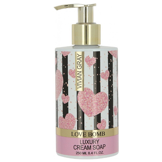 Vivian Gray Love Bomb luxuriöse Flüssigseife mit Spender 250 ml