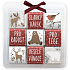 Nekupto Schokoladenpuzzle Weihnachtstiere 9 x 5 g, 11 x 11,5 x 0,7 cm