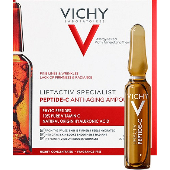 Vichy Liftactiv Specialist Peptid-C Anti-Falten-Gesichtsserum in Ampullen 10 x 1,8 ml