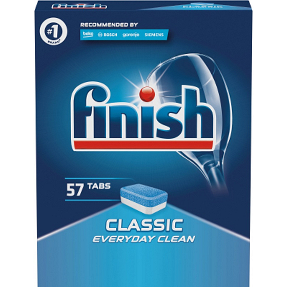Finish Klassische Spülmaschinentabletten 57 Stück, 912 g