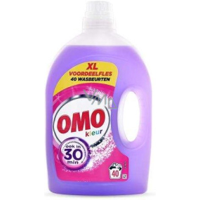 Omo Color Gel zum Waschen von farbiger Wäsche 40 Dosen von 2 l