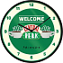 Degen Merch Friends Friends Wanduhr Central Park 24,5 x 24,5 cm