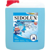 Sidolux Universal Soda Blue Flowers Waschmittel für alle abwaschbaren Oberflächen und Böden mit einzigartiger Soda Power 5 l