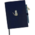 Albi Tagebuch 2023 Luxus mit Stift Blau - Katze 10,2 x 14,4 cm
