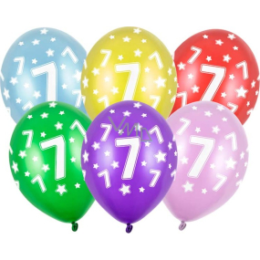 Ditipo Latex Luftballons aufblasbar Metall Mix von Farben Nr. 7 30 cm 6 Stück Ditipo Latex Luftballons aufblasbar Metall Mix von Farben Nr. 7 30 cm 6 Stück